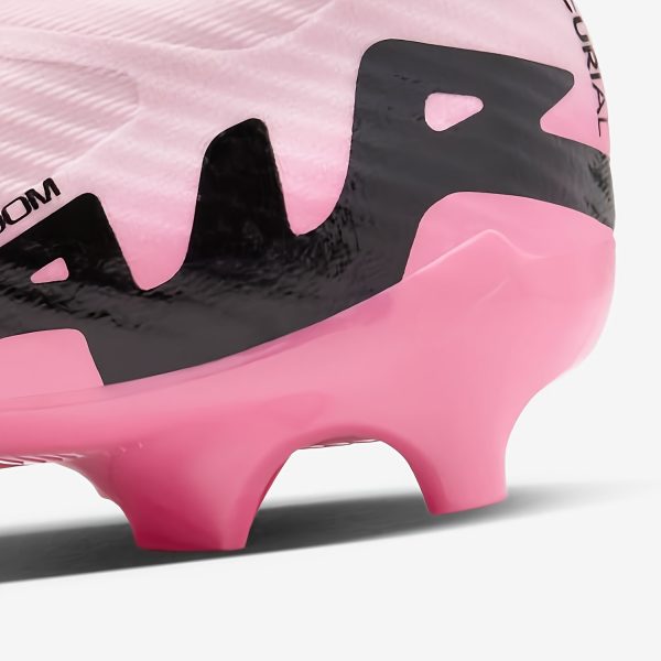 Chaussures de Football Hommes Basses Nike Mercurial Vapor 15 Academy - Coussinets Zoom Air, Durables pour Pelouse Synthétique MG, Conception Respirante à Lacets, Semelle Antidérapante en Caoutchouc, Entraînement et Match Toutes Saisons (Rose/Noir), Accessoires de Football
