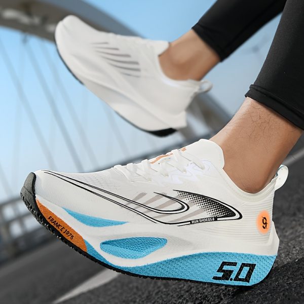 Chaussures de Course de Vitesse, Technologie Carbone Véritable
