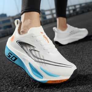 Chaussures de Course de Vitesse, Technologie Carbone Véritable