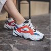 Chaussures de Sport Basses pour Femmes Nike M2K Tekno - Chaussures Rétro à Rayures avec Couverture Synthétique Respirante et Amorti en EVA, Semelle en Caoutchouc Durable pour Usage Quotidien et Athlétique (AO3108-101), Confort Tous les Jours, Style Sportif Moderne, Semelle Intérieure Confortable en EVA