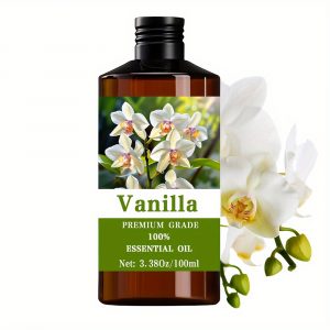 Huile Essentielle de Vanille Pure 100 ml – Naturelle & Hydratante pour Peau, Cheveux, Ongles et Relaxation